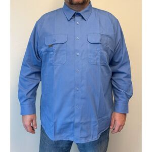 Westex Ultrasoft Flame Resistant Button Down Work Shirt Mens Size XL NEW